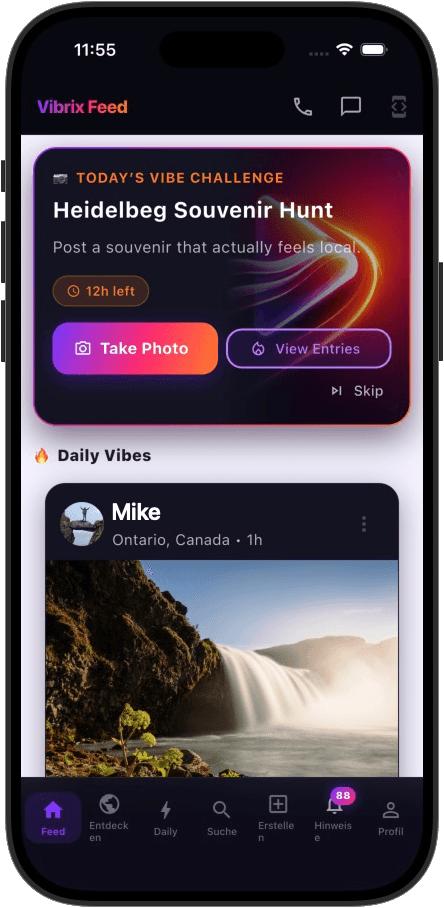 Vibrix — Social discovery